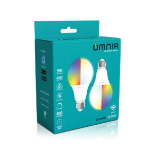 Bombillo LED Omnia RGB+CW  Inteligente WiFi - 2Pack