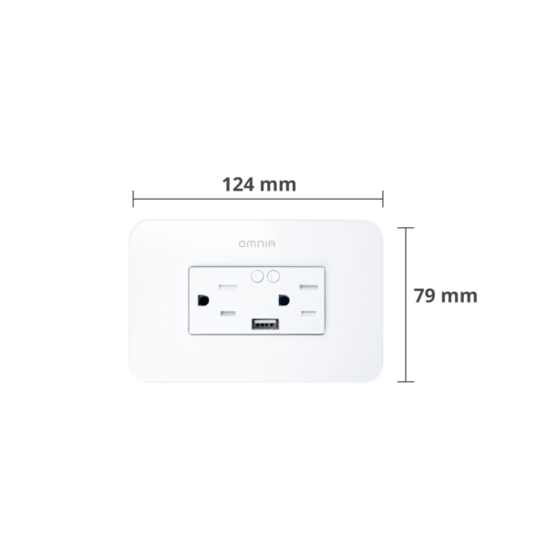 Tomacorriente Inteligente Omnia WiFi con USB - Image 7