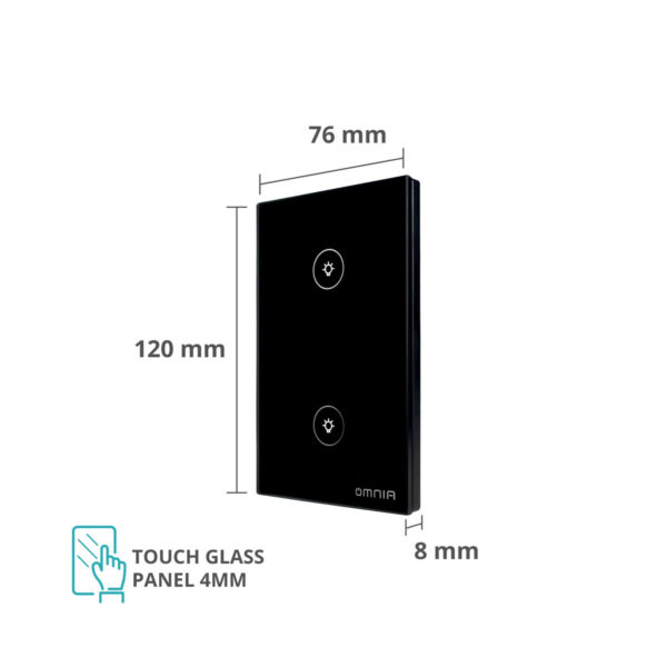 Apagador Inteligente Omnia híbrido WiFi/RF 2 Vías - Image 12