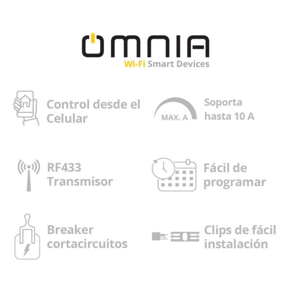 Corte de Corriente Omnia Inteligente WiFi/RF - Image 5