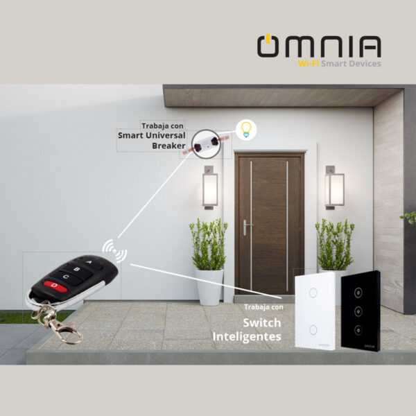 Control Remoto Omnia de Llavero RF - Image 4