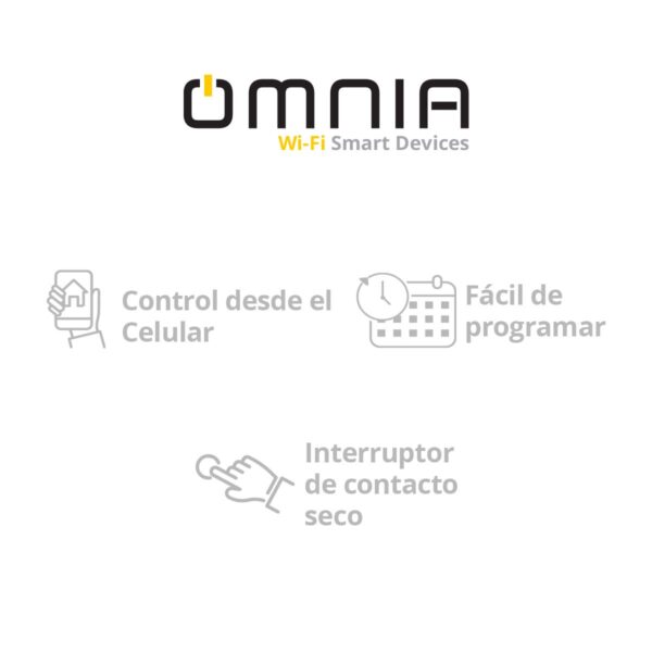 Controlador de puerta de garaje Omnia inteligente WiFi Sin Accesorios - Image 5