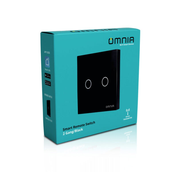 Apagador (Auxiliar) Inalámbrico Omnia RF 2 Vías - Image 3