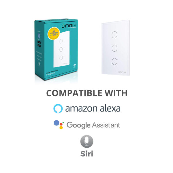 Apagador Inteligente Omnia híbrido WiFi/RF 3 Vías - Image 12