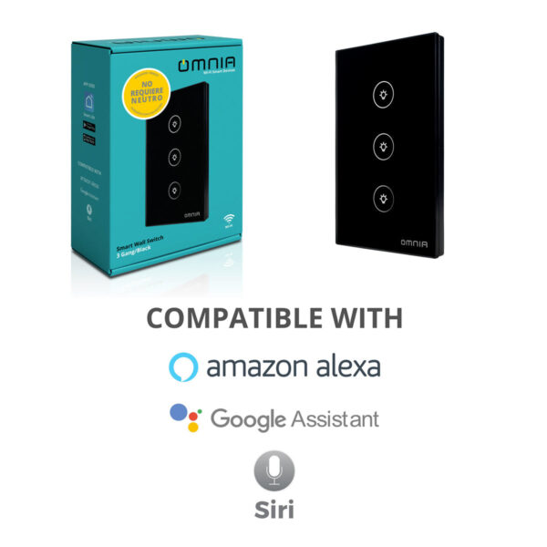 Apagador Inteligente Omnia híbrido WiFi/RF 3 Vías - Image 13