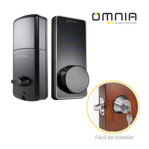 Cerradura Inteligente Omnia WiFi Tipo Cerrojo - Image 3