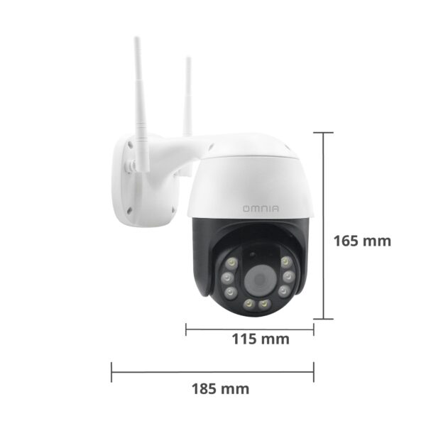 Camara Omnia PTZ  Inteligente WiFi Interior y Exterior - Image 3