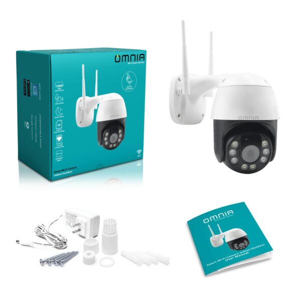 Camara Omnia PTZ  Inteligente WiFi Interior y Exterior - Image 5