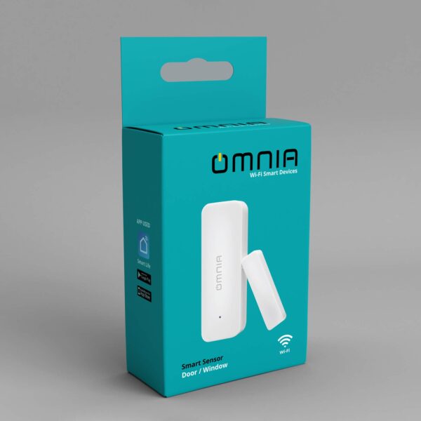 Sensor de Puerta/Ventana Omnia Inteligente WiFi