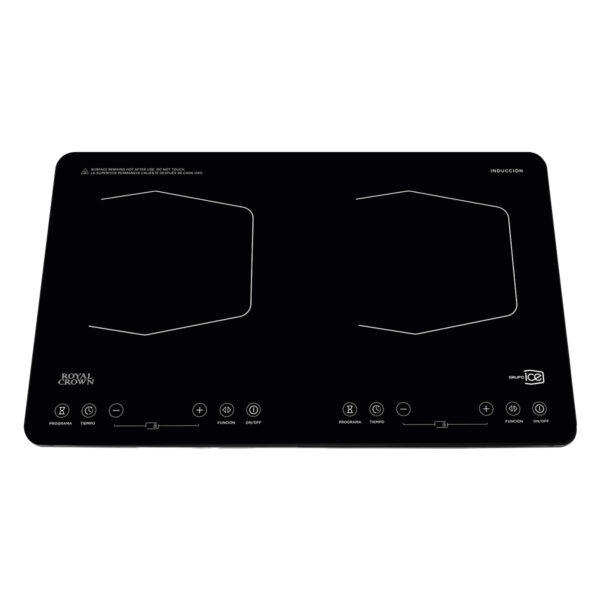 Plantilla de inducción Royal Crown 2 discos 1800W - Image 3