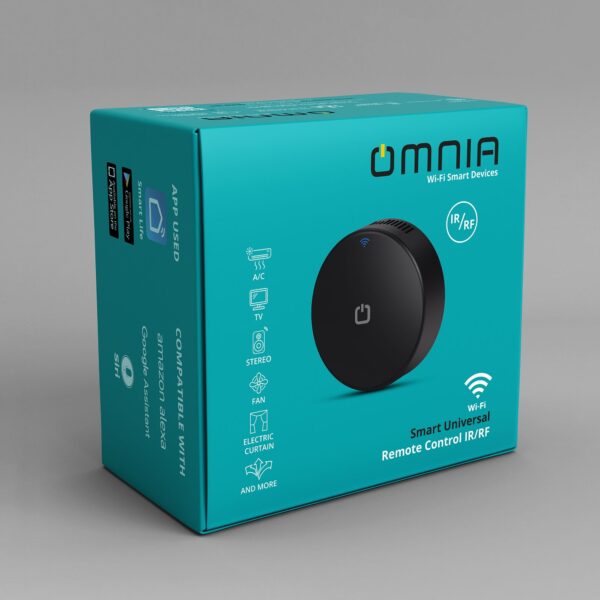 Control Remoto Omnia Universal IR/RF Inteligente WiFi