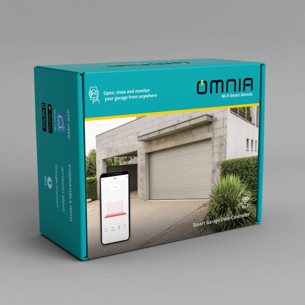Controlador de puerta de garaje Omnia inteligente WiFi - Kit Completo