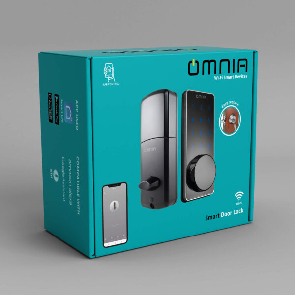 Cerradura Inteligente Omnia WiFi Tipo Cerrojo
