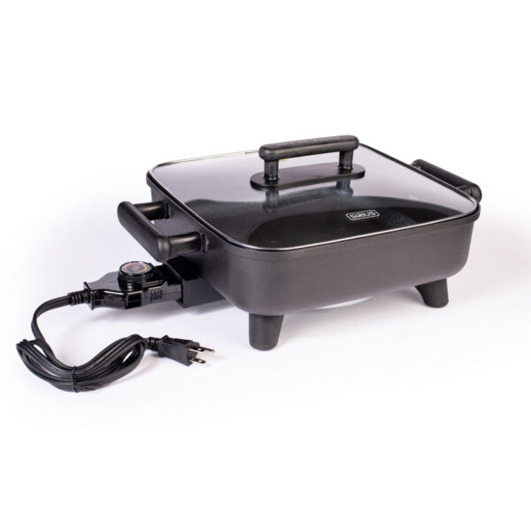 Sartén Eléctrico Sirius Teflón Tapa Vidrio - 12" - Image 10