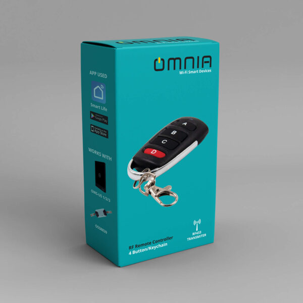Control Remoto Omnia de Llavero RF