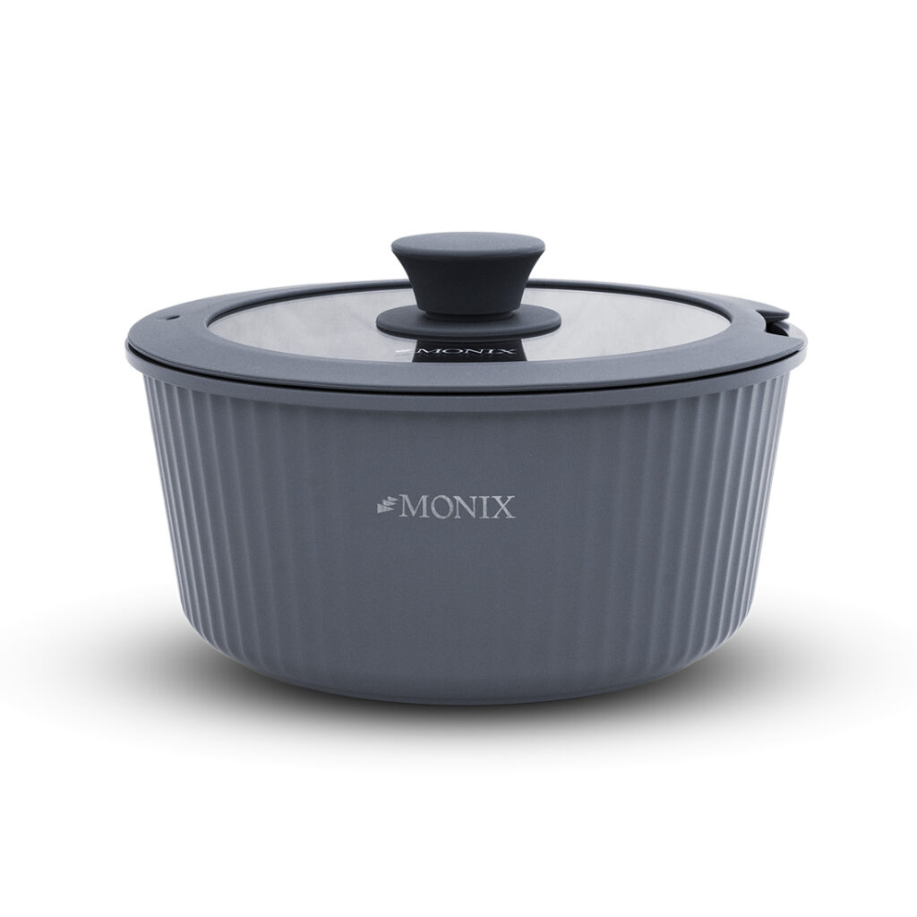 Monix Verona Gold - Set de cubiertos de 24 piezas, acero inoxidable 18