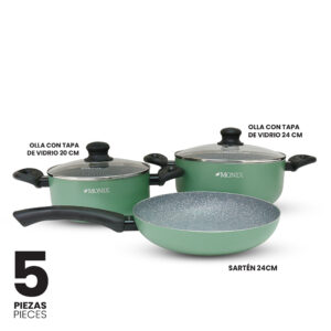 Juego de Ollas Monix Clásica Inducción - 5pzs