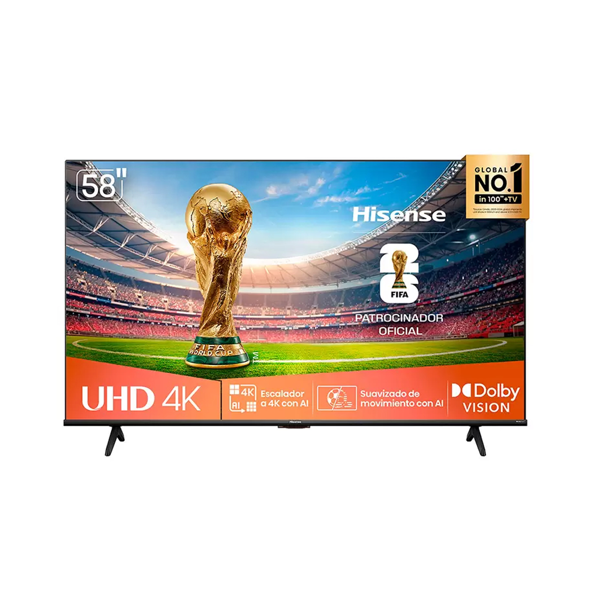 Pantalla QLED Hisense Smart 4K UHD - 58" - Image 2