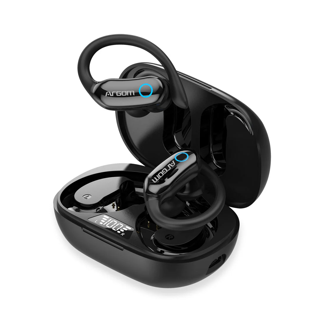 Audífonos TWS E95 ARGOM Deportivos - Negro - Image 2