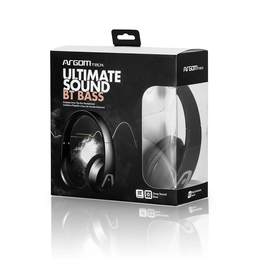Audífonos Ultimate Sound ARGOM Bass BT - Plegables - Image 4