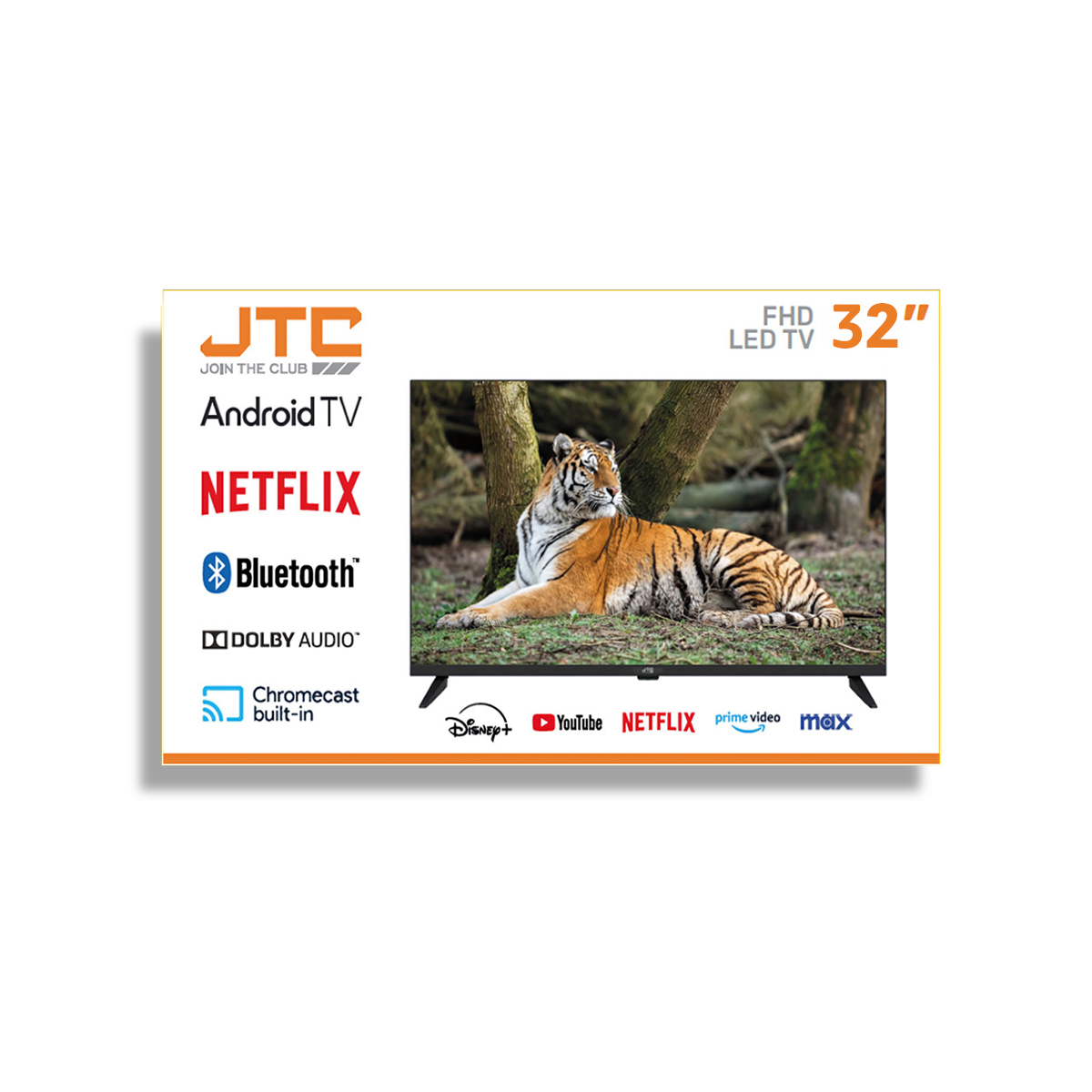 Pantalla LED Smart JTC HD Android - 32" - Image 6