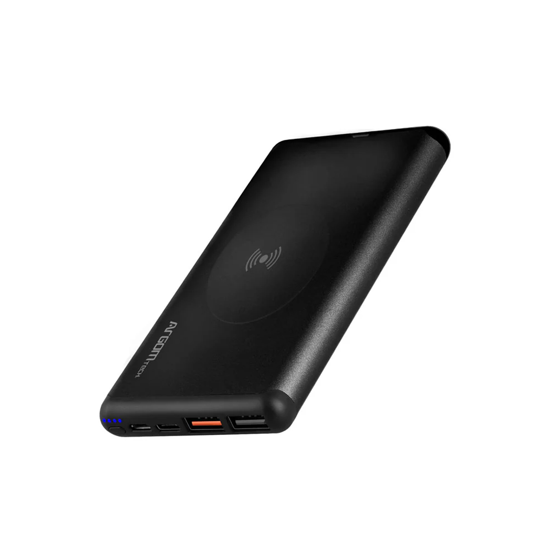 Power Bank Externa S12W ARGOM Magnética – 12000 mAh
