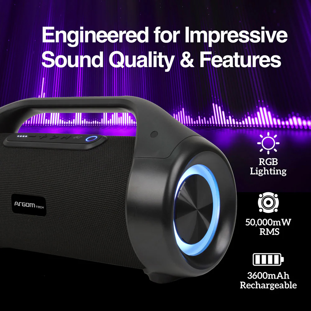 Altavoz Portátil Radyon+ Beats ARGOM BT TWS LED - 50W - Image 5