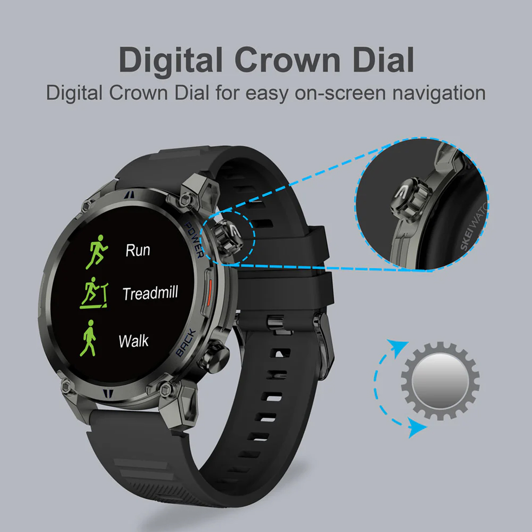 Reloj Inteligente C70 ARGOM Doble Banda- Negro - Image 7
