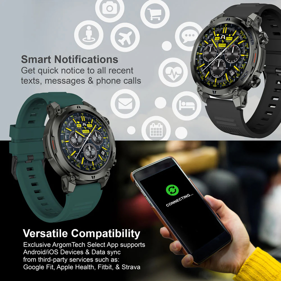 Reloj Inteligente C70 ARGOM Doble Banda- Negro - Image 8