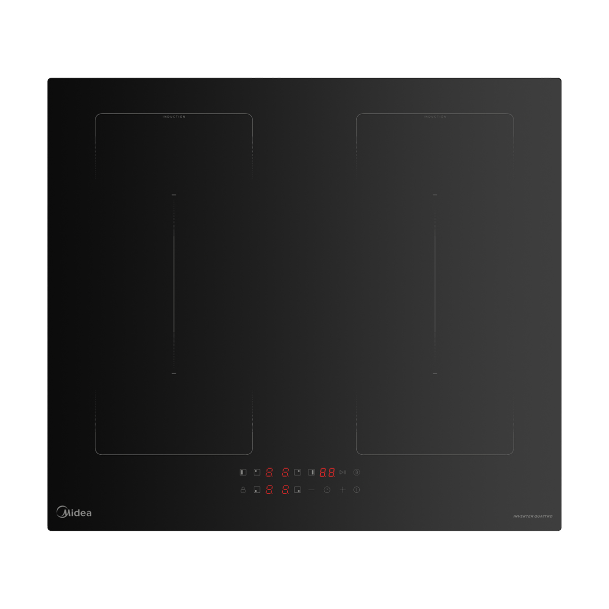 Plantilla de Inducción Midea Empotrable 4 Discos Doble Flex -60cm